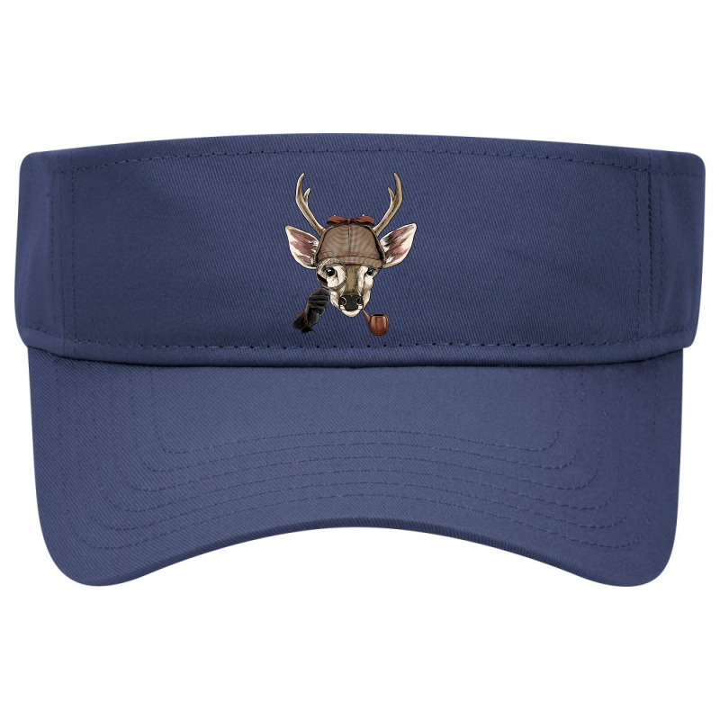 Detective Deer Spy Inspector Private Investigator Deer Lover Visor hat by Dapper | Artistshot