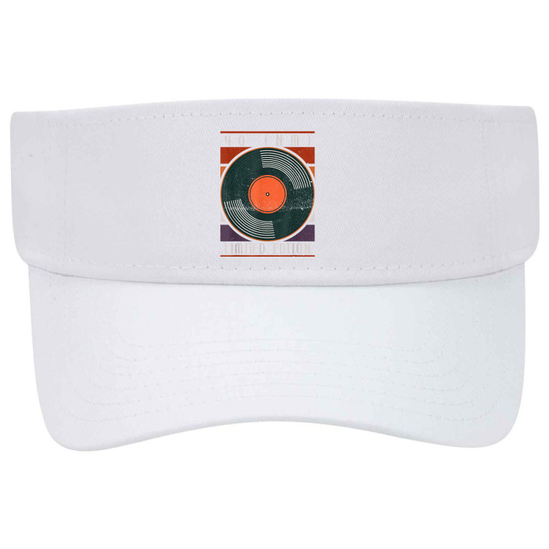 40 Near Mint Limited Edition   Vinyl Records 40th Birthday Visor hat by Luxuriate | Artistshot