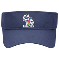 Manly Unicorn Muscle Dad And Daughter Dadacorn Fathers Day Tank Top Visor Hat | Artistshot