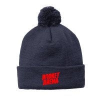 Music Vintage Rocket Funny Gift Pom Pom Beanie | Artistshot