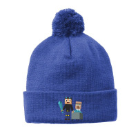 Music Vintage Demo King Funny Gift Pom Pom Beanie | Artistshot