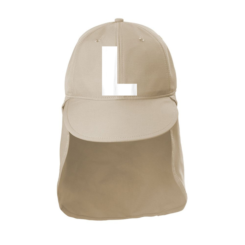 Letter L Capital Alphabet Monogram Initial T Shirt Sun Shade Cap by densonozmastonmq | Artistshot