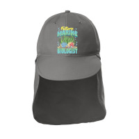 Future Marine Biologist Ocean Life Marine Biology Student Sun Shade Cap | Artistshot