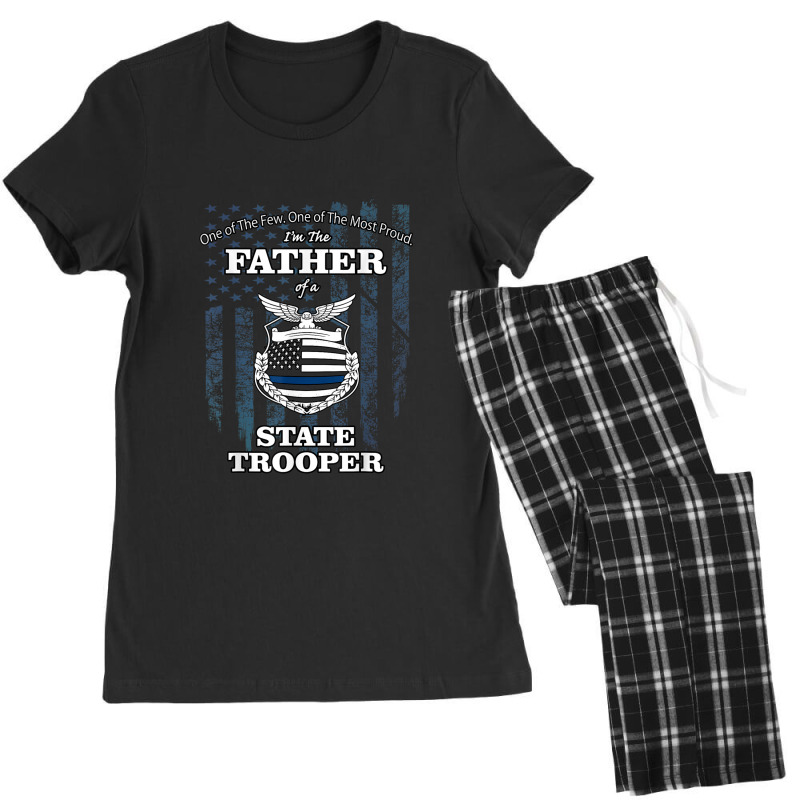 State Police Badge   Proud State Trooper Dad Women's Pajamas Set by ThienThuong | Artistshot