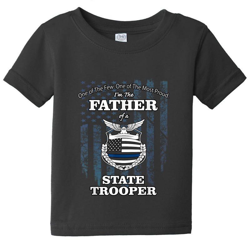 State Police Badge   Proud State Trooper Dad Baby Tee by ThienThuong | Artistshot