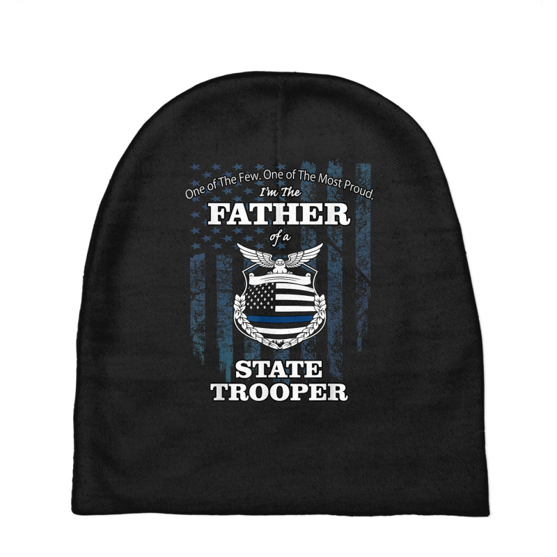 State Police Badge   Proud State Trooper Dad Baby Beanies by ThienThuong | Artistshot