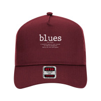 Blues Definition Blues Music Shirt Mesh Back Trucker Hat | Artistshot