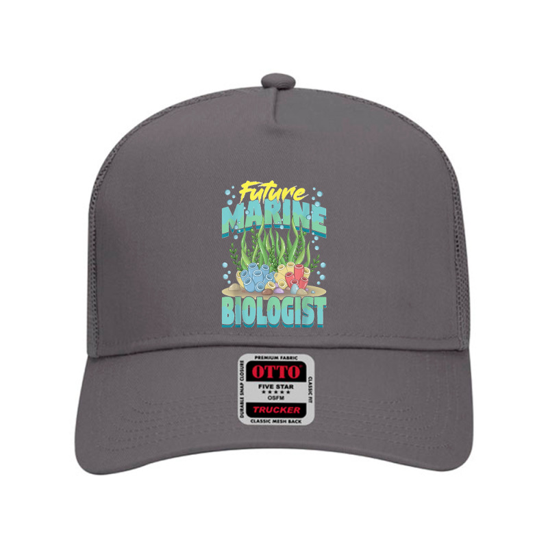 Future Marine Biologist Ocean Life Marine Biology Student Mesh Back Trucker Hat | Artistshot