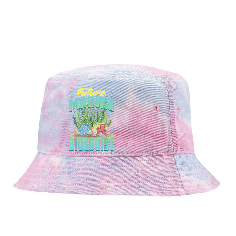 Future Marine Biologist Ocean Life Marine Biology Student Tie Dyed Bucket Hat | Artistshot