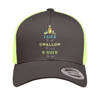 I Lick Salt Swallow Tequila Suck Lime Cinco De Mayo Mexico Retro Trucker Cap | Artistshot