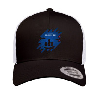 Columbus Day Design Classic Retro Trucker Cap | Artistshot