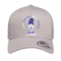 Womens I Wear Periwinkle For My Daughter Esophageal Cancer V Neck T Sh Retro Trucker Cap | Artistshot