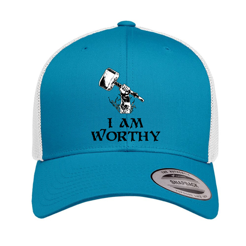 I Am Worthy Retro Trucker Cap | Artistshot