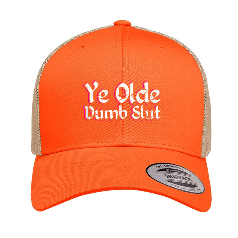 Ye Olde Dumb Slut Renaissance Fair Ren Faire Old English Tank Top Retro Trucker Cap by zuzumanin | Artistshot