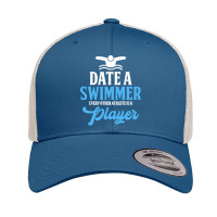 Swimming T  Shirt Funny Date Swimmer Athlete Player Swimming Pool Swim Retro Trucker Cap | Artistshot