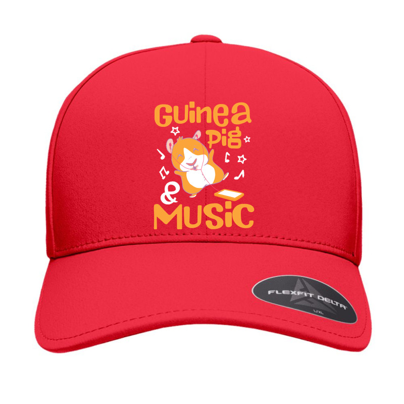 Guinea Pig Music T  Shirtguinea Pig  Design For A Fans Of Guinea Pigs Seamless Cap | Artistshot