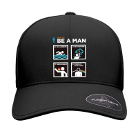 Be A Man Seamless Cap | Artistshot