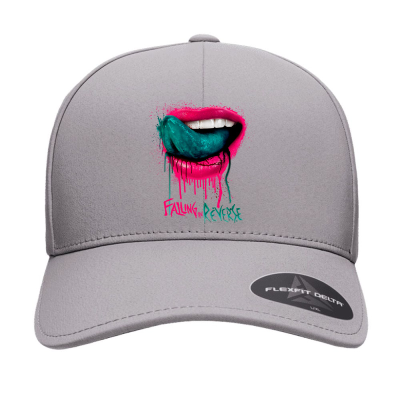 Falling In Reverse   Official Merchandise   Lips Pullover Hoodie Seamless Cap by adam.troare | Artistshot