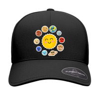 Planet Space Solar System Cute Seamless Cap | Artistshot