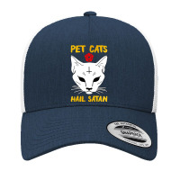 Pet Cats Hail Satan Yupoong Trucker Cap | Artistshot