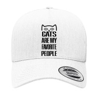 Cats Are My Favorite People Yupoong Trucker Cap | Artistshot