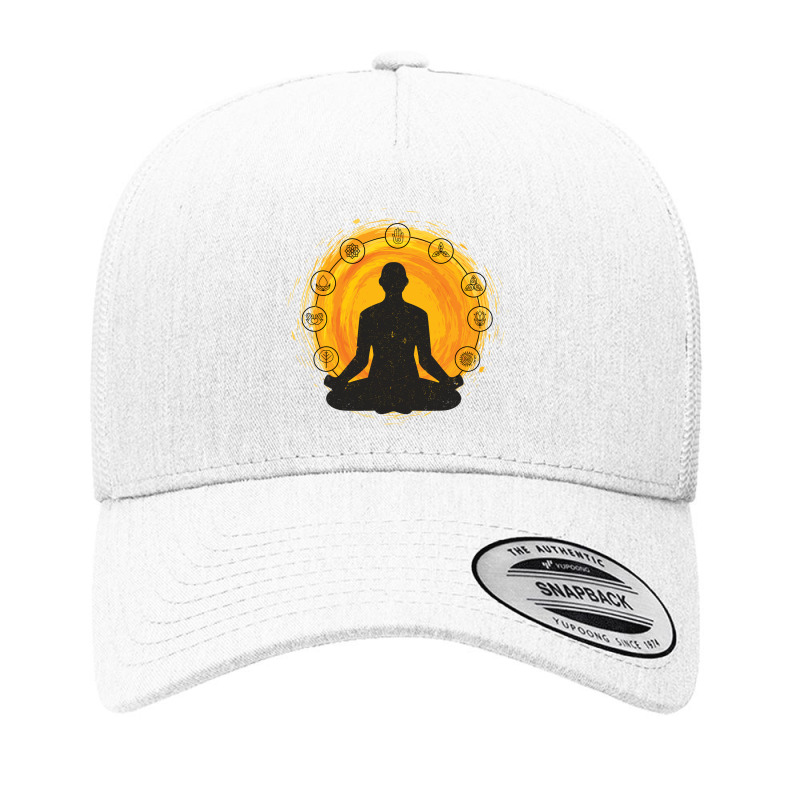 Sunset Meditation Yupoong Trucker Cap by Pompoyo | Artistshot