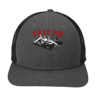 Text Me  Morse Code Key  Ham Radio T Shirt Snapback Trucker Cap | Artistshot