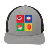 Retro Lychee Apparel Tropical Litchi Chinensis Fruit Lover T Shirt Snapback Trucker Cap | Artistshot