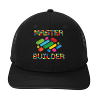 Master Builder Brick Builder Funny Blocks Building Toys Kids Snapback Trucker Cap | Artistshot