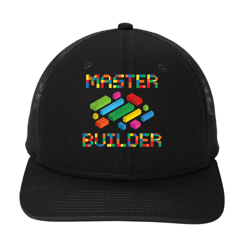 Master Builder Brick Builder Funny Blocks Building Toys Kids Snapback Trucker Cap | Artistshot