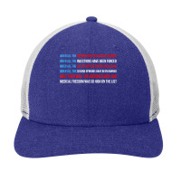 American Flag Medical Freedom No Vaccine Mandates Anti-vax Snapback Trucker Cap | Artistshot