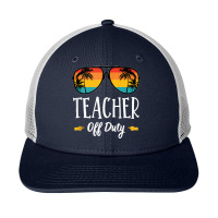 School Teacher Off Duty Funny Class Summer Break Vacation Tank Top Snapback Trucker Cap | Artistshot