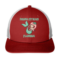 Panama City Beach Cute Mermaid Themed Snapback Trucker Cap | Artistshot