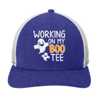 Working On My Boo Tee Funny Halloween Costume Men Women Gym T Shirt Snapback Trucker Cap | Artistshot