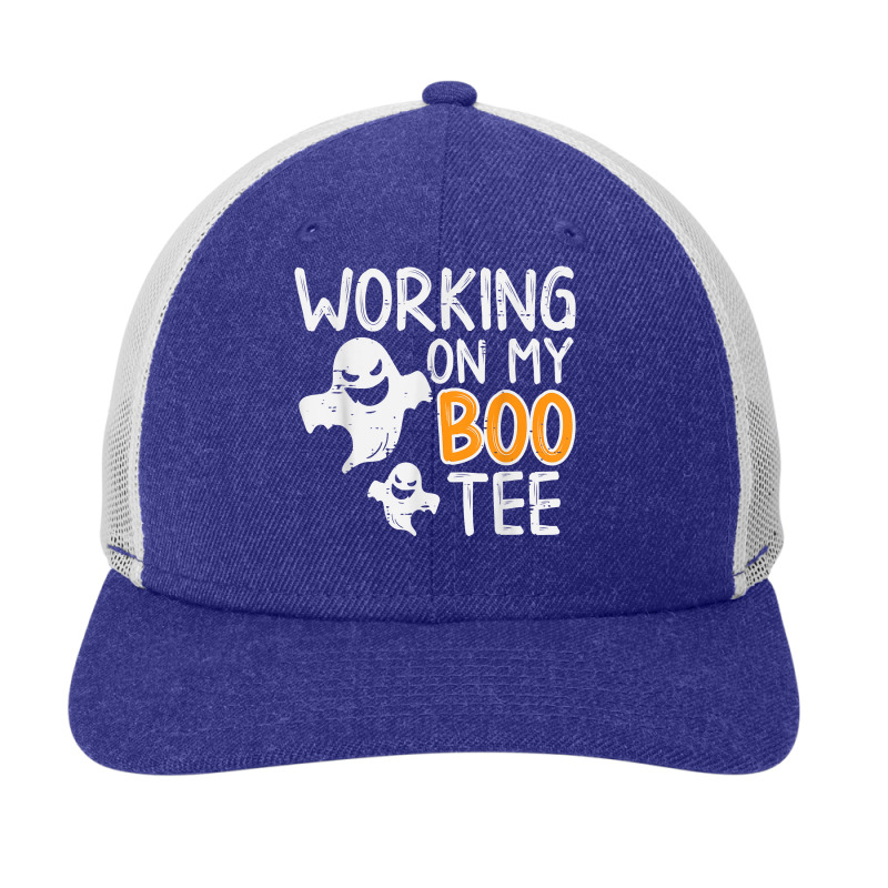 Working On My Boo Tee Funny Halloween Costume Men Women Gym T Shirt Snapback Trucker Cap by cm-arts | Artistshot