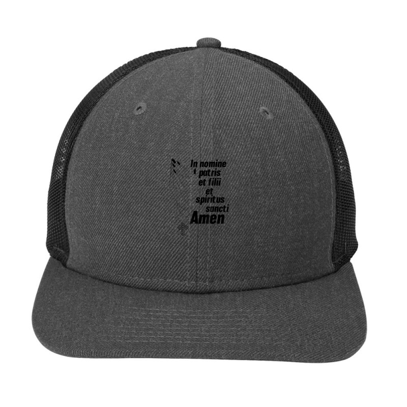 In Nomine Patris Et Filii Tradtional Latin Mass Catholic Snapback Trucker Cap by bambi | Artistshot