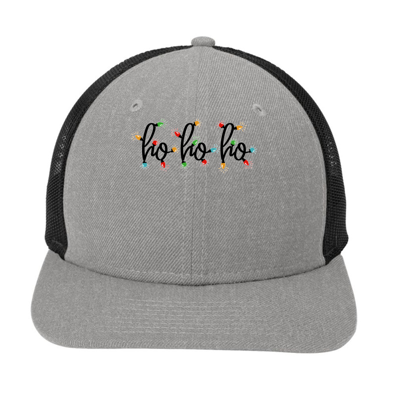 Ho Ho Ho Christmas Lights Family Matching Group Christmas Long Snapback Trucker Cap by MICHAELFRANCISSMITH | Artistshot