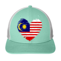 Malaysia Heart Outfit   Malaysia Heart Flag I Love Malaysia Snapback Trucker Cap | Artistshot