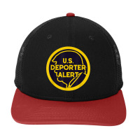 Trump Us Deporter Alert   Novelty Political Tee Snapback Trucker Cap | Artistshot