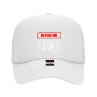 Funny Pu Intended Warning Objects Under This Shirt A Foam Trucker Hat | Artistshot