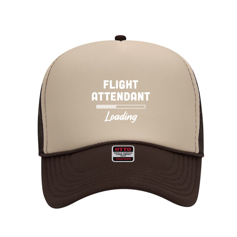 Flight Attendant - Loading Bar Design Foam Trucker Hat by laurynvanhoose | Artistshot