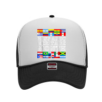 Hispanic Heritage Month Latin American Countries Flags Foam Trucker Hat | Artistshot