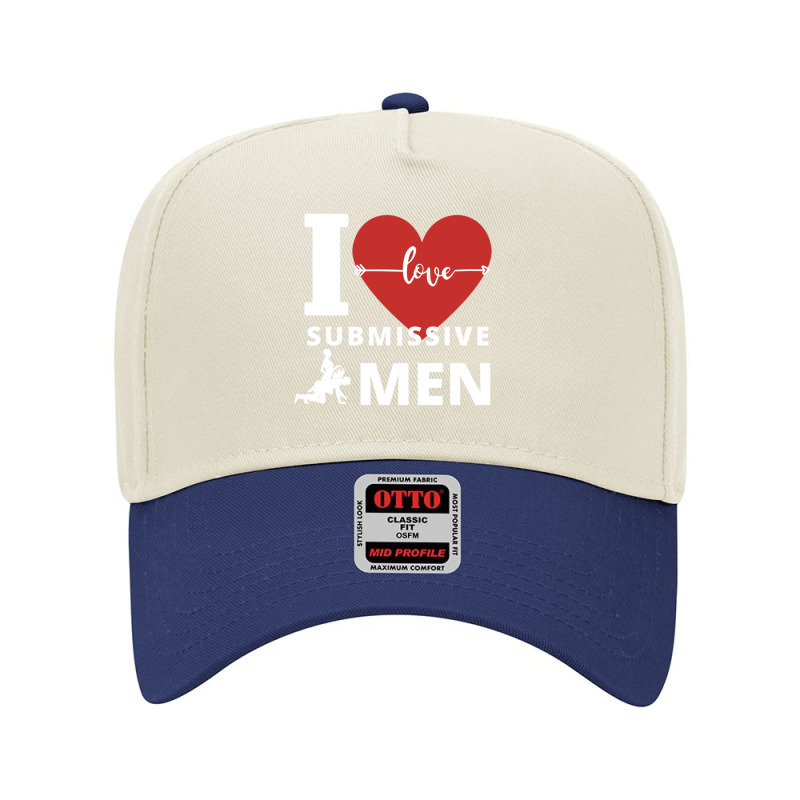 I Love Submissive Men Adjustable Baseball Cap by cm-arts | Artistshot