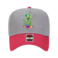 Psychedelic Mushroom Magic Shrooms Trippy Alien Adjustable Baseball Cap | Artistshot