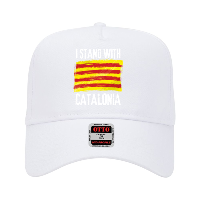 Catalonia I Stand With Catalonia Flag Catalan Flag Adjustable Baseball Cap by cm-arts | Artistshot