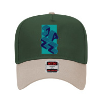 Jazz Music Love, Isometric Style Adjustable Baseball Cap | Artistshot