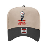 Funny Horror Humor I Wish It Was Friday Serial Killer Gift Premium Adjustable Baseball Cap | Artistshot