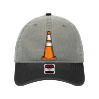 Traffic Cone Lazy Easy Funny Last Minute Halloween Costume Dyed Cap | Artistshot