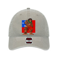 Samoan Pride Polynesian Haka Dance Samoa Flag Dyed Cap | Artistshot