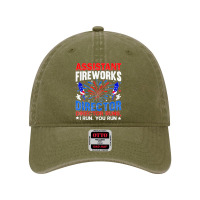 Assistant Fireworks Director Usa Independence Day July 4th Dyed Cap | Artistshot